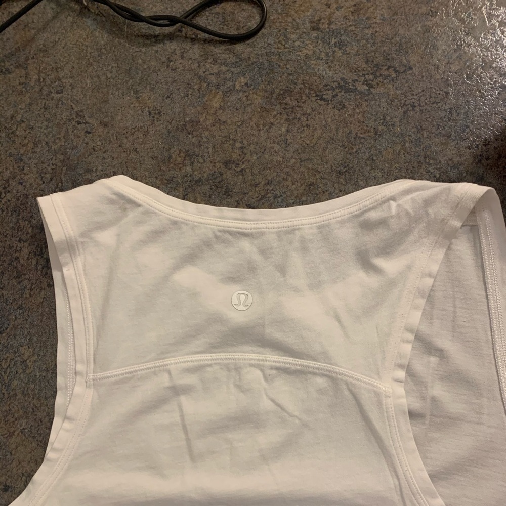 Lululemon White Tank Size 10